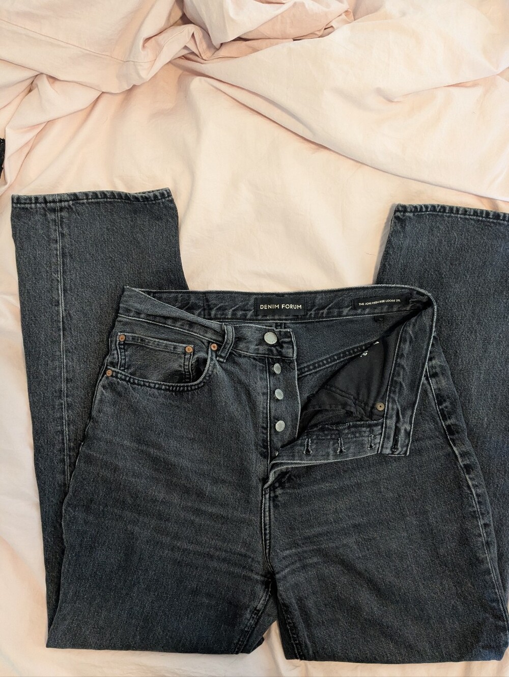 ARITZIA Denim Forum Joni High Rise Loose Jeans 28 - Picture 3 of 7